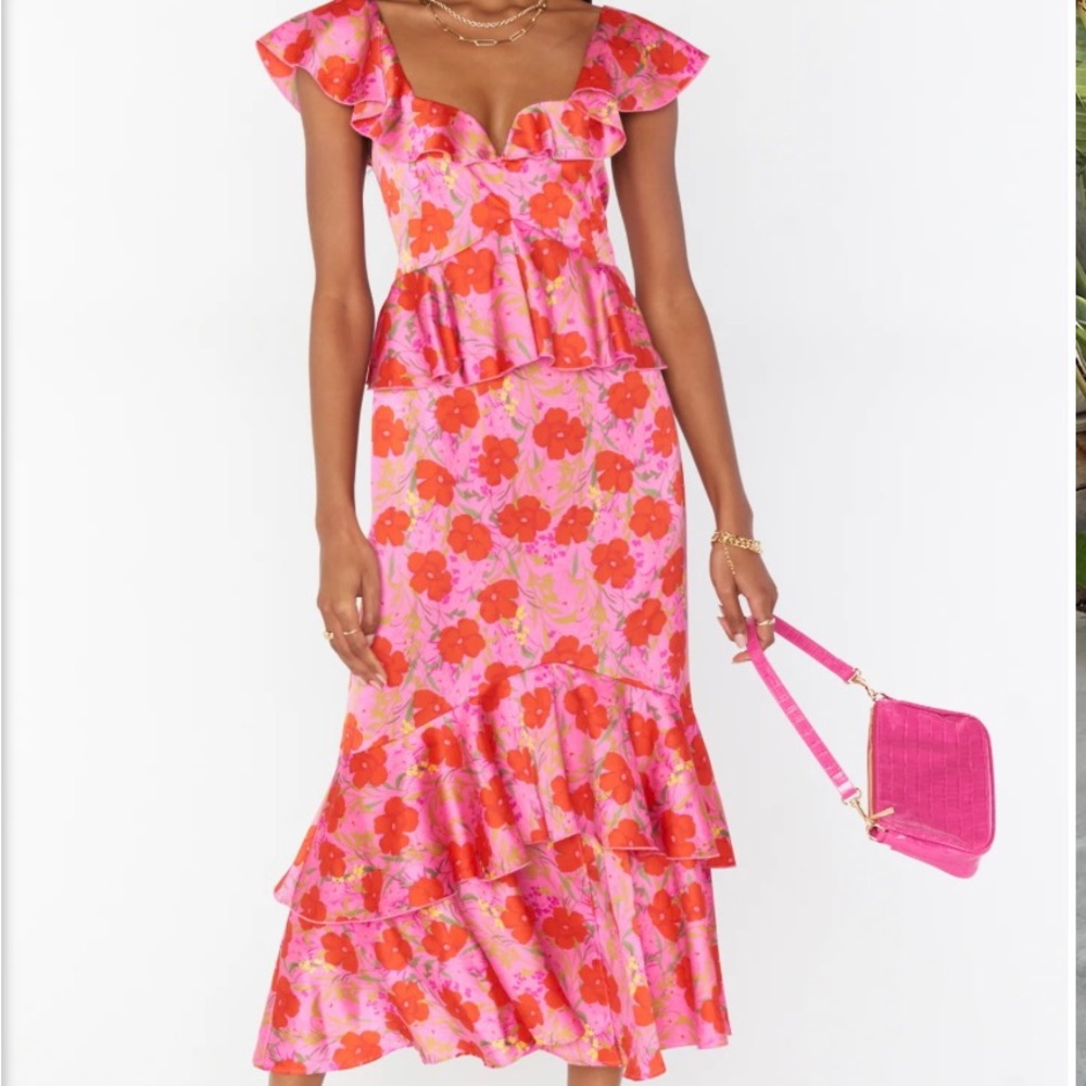Show Me Your MuMu - 	Reese Ruffle Dress ~ Smooch Floral